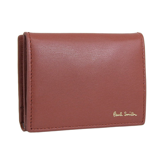 ポールスミス 財布 メンズ アウトレット 二つ折り財布 コインケース 小銭入れ レザー レンガ MSTトリム IN PSMSW0250 PAUL SMITH　bps20022　一粒万倍日 母の日　土日祝も毎日発送します