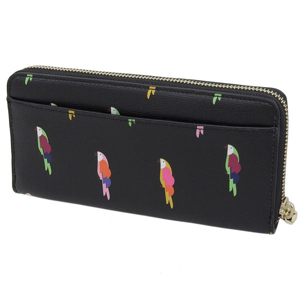 ケイトスペード 財布 レディース 長財布 ブラックマルチ sylvia flock party slim continental wallet PWRU7350-098 KATE SPADE