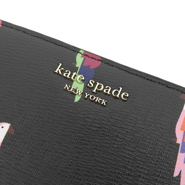 ケイトスペード 財布 レディース 長財布 ブラックマルチ sylvia flock party slim continental wallet PWRU7350-098 KATE SPADE