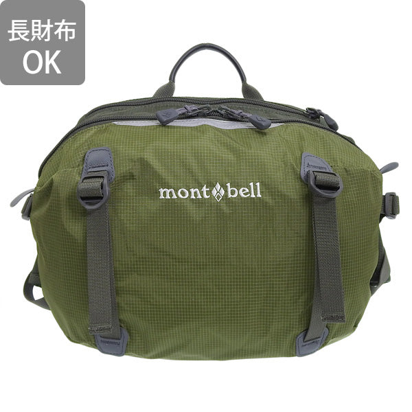 モンベル バッグ メンズ レディース ボディバッグ 7L ナイロン グリーン Trail Lumbar Pack 7 R7TLPTHYM mont-bell