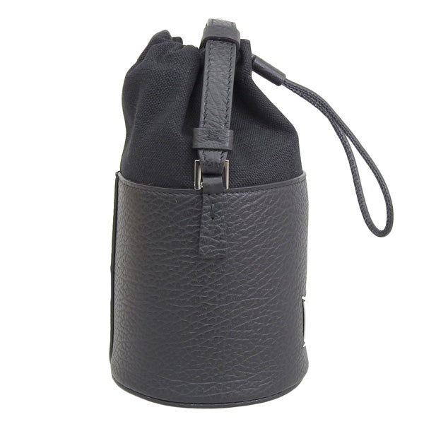 メゾンマルジェラ バッグ レディース ショルダーバッグ レザー キャンバス ブラック S56WG0164P43488013 Maison Margiela 母の日　土日祝も毎日発送します