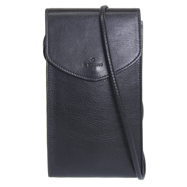 イルビゾンテ バッグ レディース ショルダーバッグ レザー ブラック SCA100PV0001BK155 IL BISONTE 母の日　土日祝も毎日発送します