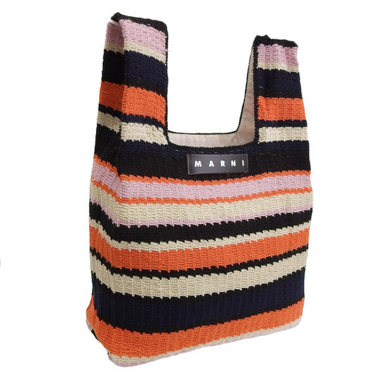 マルニ バッグ レディース トートバッグ アウトレット ブラック SHOPPING BAG SHMH0011Q0STN99 MARNI 母の日　土日祝も毎日発送します