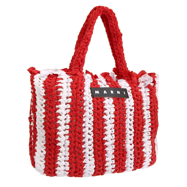 マルニ バッグ レディース トートバッグ アウトレット ラズベリーレッド SHOPPING BAG SHMH0051A0STR60 MARNI 母の日　土日祝も毎日発送します
