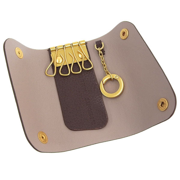 イルビゾンテ IL BISONTE キーケース 鍵入れ ダークブラウン系 メンズ レディース skh090pi0005bw320g 女性 男性 プレゼント ブランド ギフト 新生活  母の日　土日祝も毎日発送します