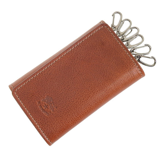 イルビゾンテ 小物 メンズ レディース キーケース レザー ブラウン SKH142PO0001BW221N IL BISONTE 母の日　土日祝も毎日発送します