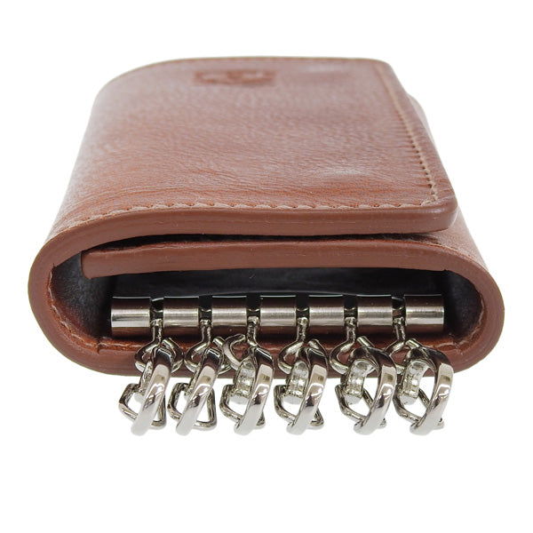 イルビゾンテ 小物 メンズ レディース キーケース レザー ブラウン SKH142PO0001BW221N IL BISONTE 母の日　土日祝も毎日発送します