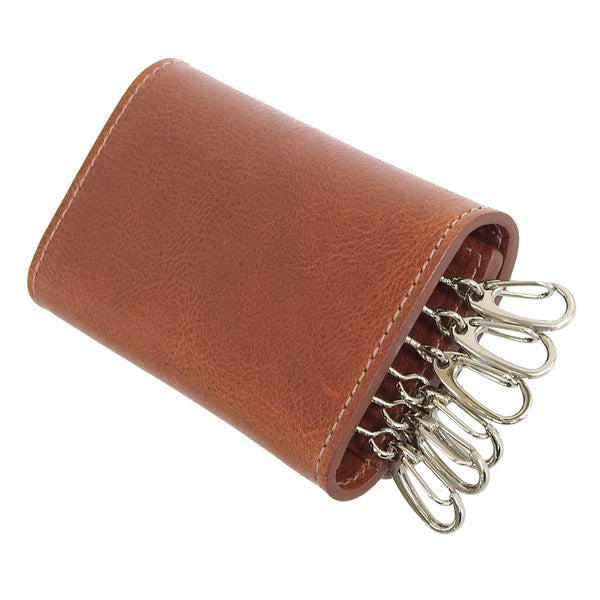 イルビゾンテ 小物 メンズ レディース キーケース レザー ブラウン SKH142PO0001BW221N IL BISONTE 母の日　土日祝も毎日発送します