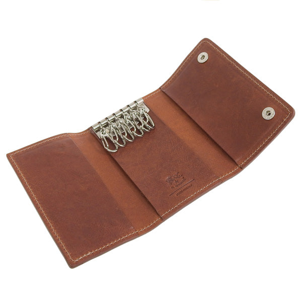 イルビゾンテ 小物 メンズ レディース キーケース レザー ブラウン SKH142PO0001BW221N IL BISONTE 母の日　土日祝も毎日発送します