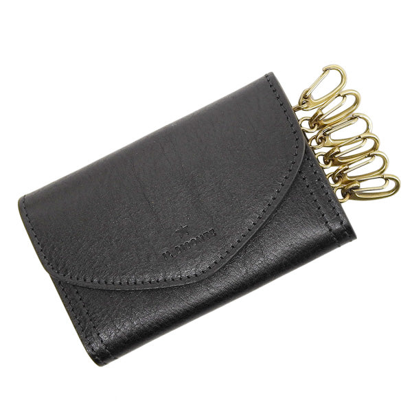 イルビゾンテ 小物 メンズ レディース キーケース 6連 レザー ブラック SKH150PV0001BK110 IL BISONTE 母の日　土日祝も毎日発送します