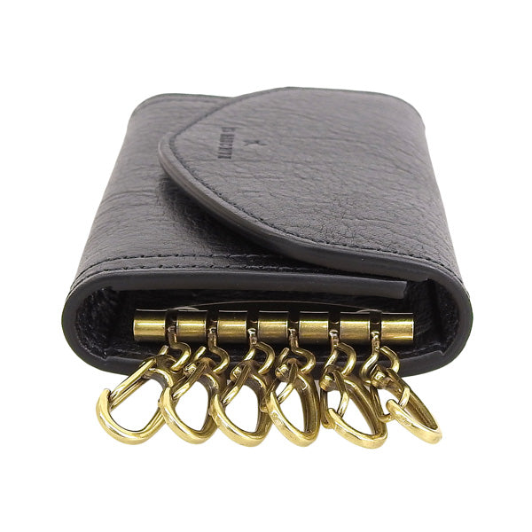 イルビゾンテ 小物 メンズ レディース キーケース 6連 レザー ブラック SKH150PV0001BK110 IL BISONTE 母の日　土日祝も毎日発送します