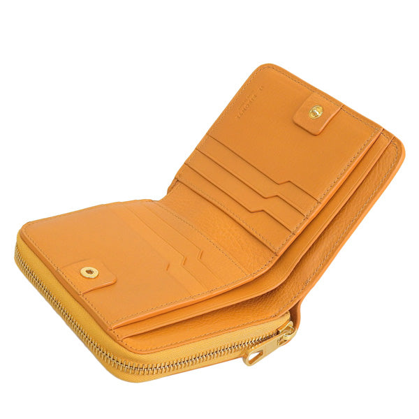 イルビゾンテ 財布 メンズ レディース 二つ折り財布 レザー オレンジ SSW003PV0001OR179H IL BISONTE 母の日　土日祝も毎日発送します