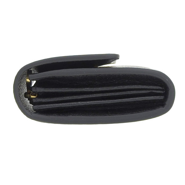 イルビゾンテ IL BISONTE 二つ折り財布 レザー ブラック メンズ レディース ssw005pvx001bk238h 父の日　一粒万倍日 母の日　土日祝も毎日発送します