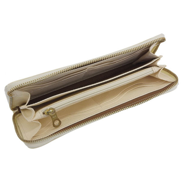 イルビゾンテ 財布 レディース 長財布 ラウンドファスナー レザー ホワイト SZW046PV0001RWH179 IL BISONTE