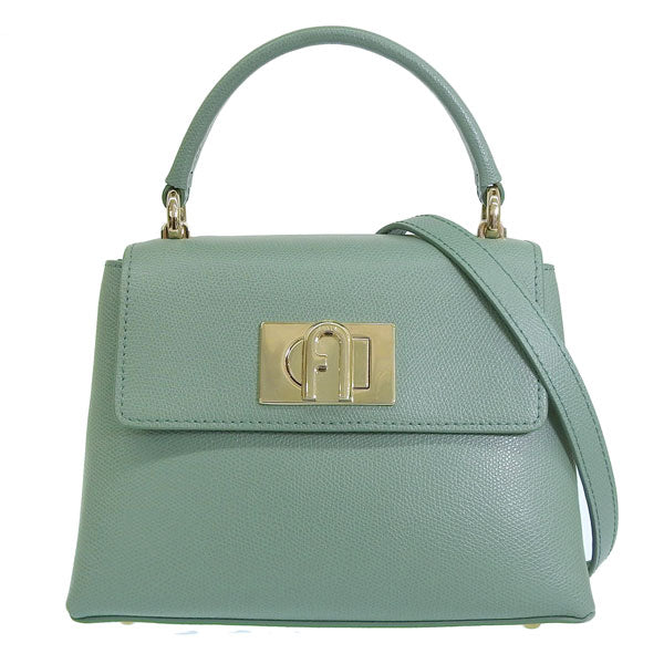 フルラ バッグ レディース 2WAY ショルダーバッグ ハンドバッグ アウトレット レザー グリーン FURLA 1927-MINI TOP HANDLE BAG WB00109ARE0000946S