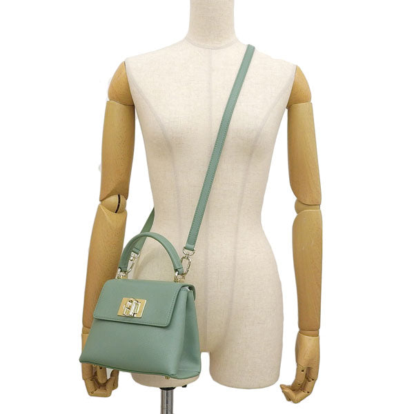 フルラ バッグ レディース 2WAY ショルダーバッグ ハンドバッグ アウトレット レザー グリーン FURLA 1927-MINI TOP HANDLE BAG WB00109ARE0000946S