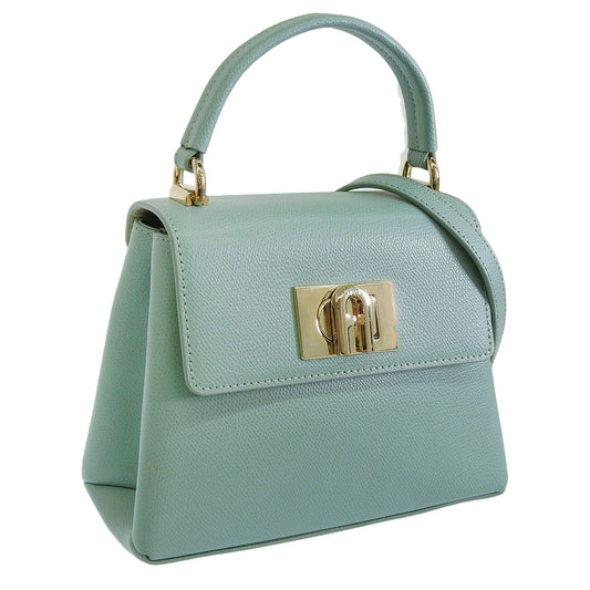フルラ バッグ レディース 2WAY ショルダーバッグ ハンドバッグ アウトレット レザー グリーン FURLA 1927-MINI TOP HANDLE BAG WB00109ARE0001996S
