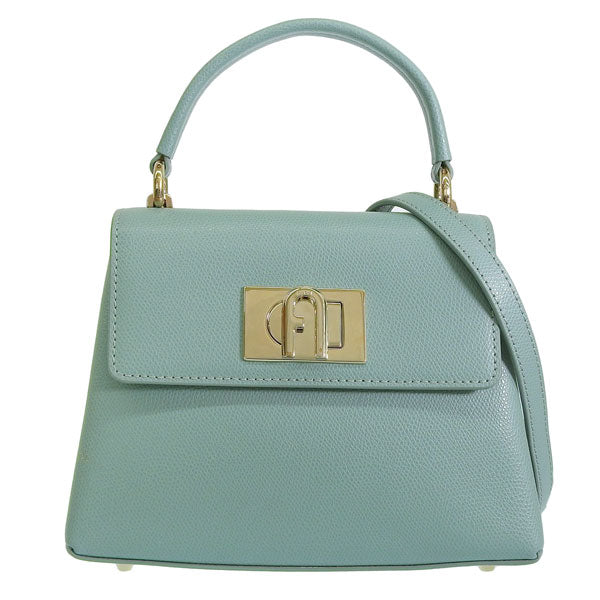 フルラ バッグ レディース 2WAY ショルダーバッグ ハンドバッグ アウトレット レザー グリーン FURLA 1927-MINI TOP HANDLE BAG WB00109ARE0001996S