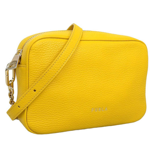 フルラ FURLA REAL MINI CAMERA CASE ショルダーバッグ バッグ レザー イエロー系 レディース wb00243hsf0000564s レディース 女性 プレゼント ブランド ギフト