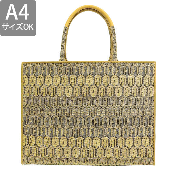 フルラ バッグ レディース トートバッグ アウトレット イエローマルチ オポチュニティ FURLA OPPORTUNITY L TOTE BAG WB00255A0459TO400 A4対応