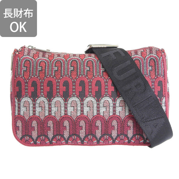 フルラ バッグ レディース ショルダーバッグ アウトレット レッドマルチ ムーン FURLA MOON CROSSBODY MINI WB00335AX07870104S 母の日　土日祝も毎日発送します
