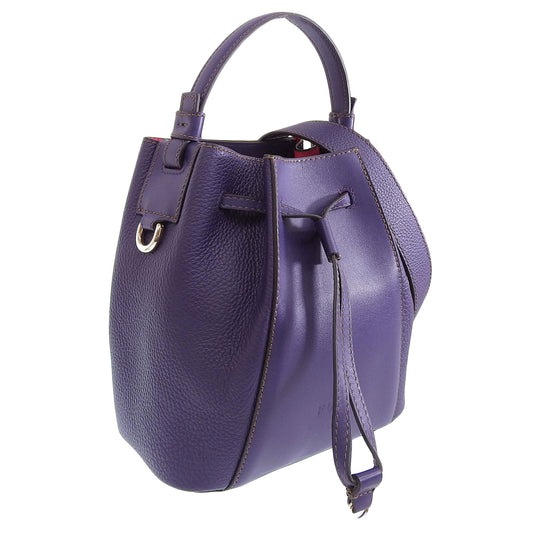フルラ バッグ レディース 2WAY ショルダーバッグ ハンドバッグ アウトレット レザー パープル ミアステラ FURLA MIASTELLA-BUCKET S BAG WB00353BX00531264S