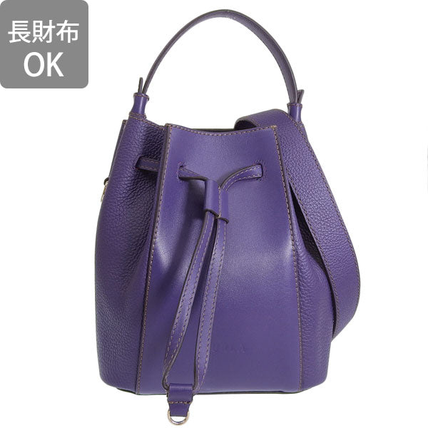 フルラ バッグ レディース 2WAY ショルダーバッグ ハンドバッグ アウトレット レザー パープル ミアステラ FURLA MIASTELLA-BUCKET S BAG WB00353BX00531264S