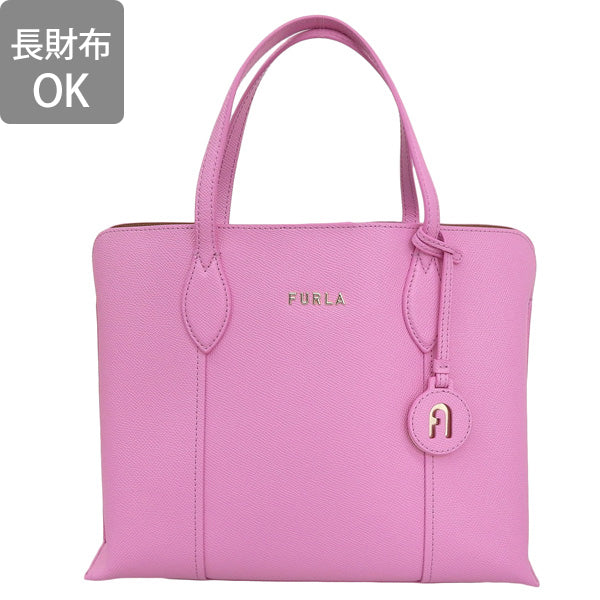 フルラ バッグ レディース トートバッグ アウトレット レザー ピンク VITTORIA M TOTE WB00420BX03061153S FURLA 母の日　土日祝も毎日発送します