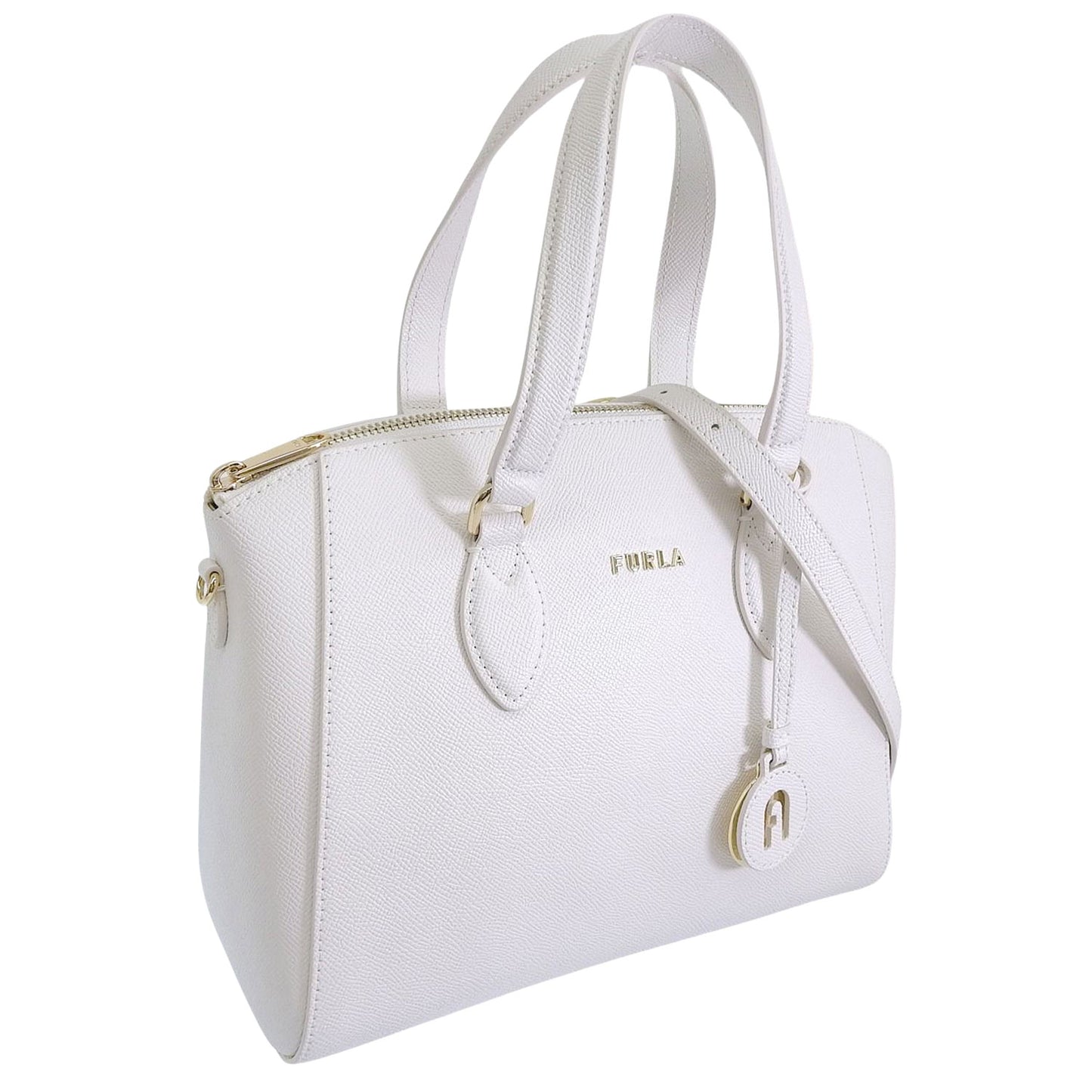 フルラ バッグ レディース 2WAY ショルダーバッグ ハンドバッグ アウトレット レザー ホワイト ミネルヴァ FURLA MINERVA-SATCHEL S BAG WB00444BX030601B00