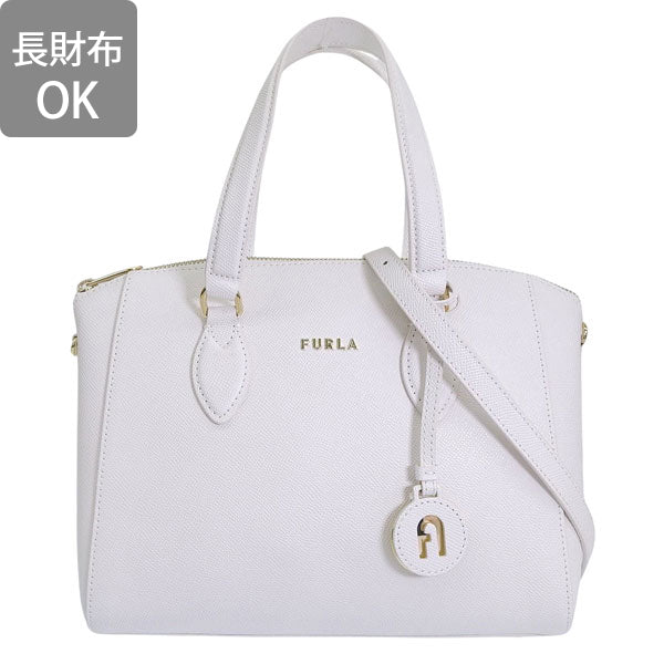 フルラ バッグ レディース 2WAY ショルダーバッグ ハンドバッグ アウトレット レザー ホワイト ミネルヴァ FURLA MINERVA-SATCHEL S BAG WB00444BX030601B00