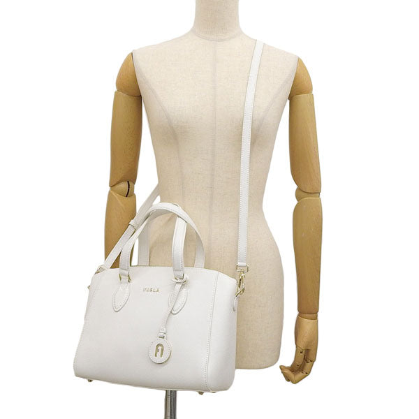 フルラ バッグ レディース 2WAY ショルダーバッグ ハンドバッグ アウトレット レザー ホワイト ミネルヴァ FURLA MINERVA-SATCHEL S BAG WB00444BX030601B00