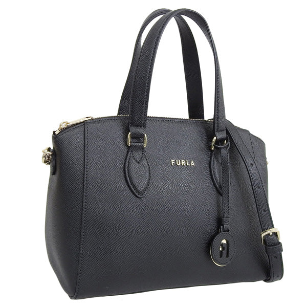 フルラ バッグ レディース ハンドバッグ 2WAY アウトレット レザー ブラック MINERVA S WB00444BX0306O6000 FURLA
