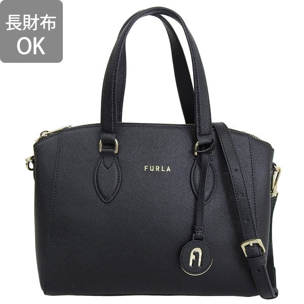フルラ バッグ レディース ハンドバッグ 2WAY アウトレット レザー ブラック MINERVA S WB00444BX0306O6000 FURLA
