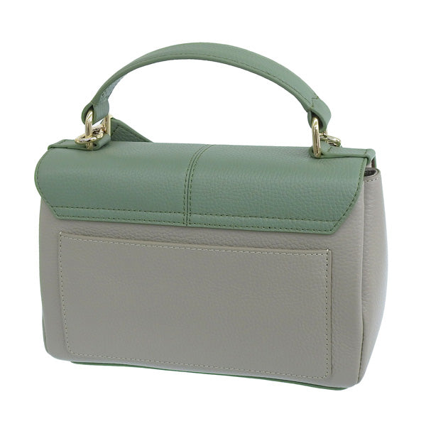 フルラ バッグ レディース ハンドバッグ 2WAYバッグ ショルダーバッグ アウトレット レザー グリーンマルチ DANAE S TOP HANDLE WB00487BX03352188S FURLA 母の日　土日祝も毎日発送します