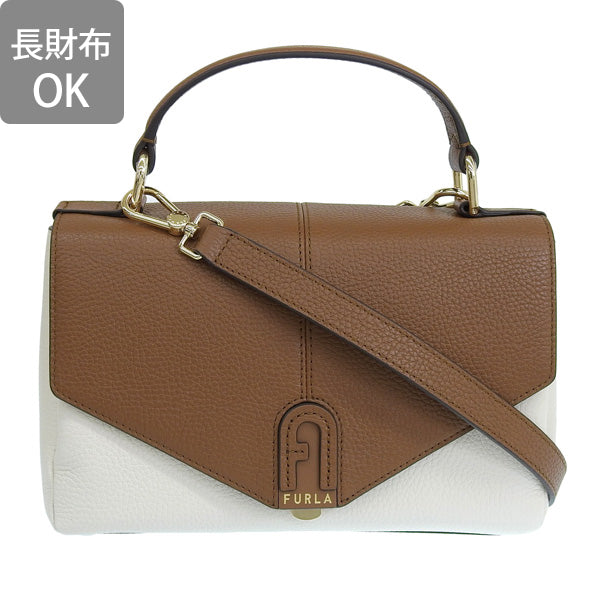 フルラ バッグ レディース ハンドバッグ 2WAYバッグ ショルダーバッグ アウトレット レザー ブラウンマルチ DANAE S TOP HANDLE WB00487BX0335O8800 FURLA