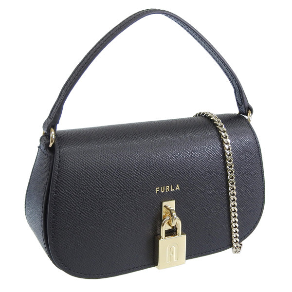 フルラ バッグ レディース ハンドバッグ 2WAY ショルダーバッグ アウトレット レザー ブラック ARTEMIS CROSSBODY S BAG WB00498BX0306O6000 FURLA