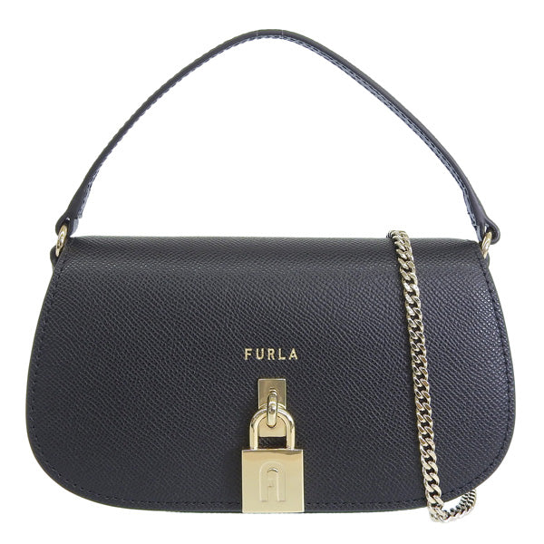フルラ バッグ レディース ハンドバッグ 2WAY ショルダーバッグ アウトレット レザー ブラック ARTEMIS CROSSBODY S BAG WB00498BX0306O6000 FURLA