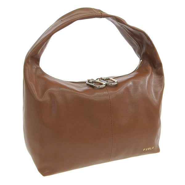 フルラ FURLA FURLA GINGER S HOBO トートバッグ ワンショルダー バッグ レザー ブラウン レディース wb00514bx032903b00  ブランド 母の日　土日祝も毎日発送します