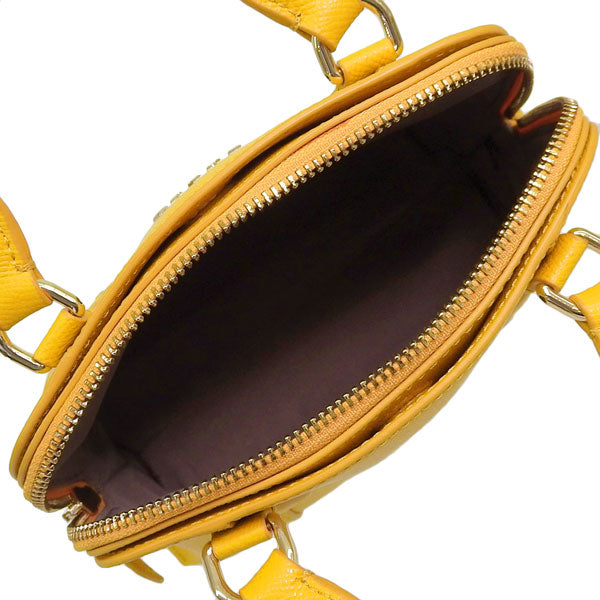 フルラ バッグ レディース 2WAY ショルダーバッグ ハンドバッグ アウトレット レザー イエロー FURLA VITTORIA MINI DOME BAG WB00539BX03060564S