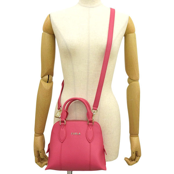 フルラ バッグ レディース 2WAY ショルダーバッグ ハンドバッグ アウトレット レザー ピンク FURLA VITTORIA MINI DOME BAG WB00539BX0306SH900