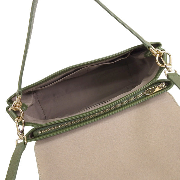 フルラ バッグ レディース ショルダーバッグ 2WAYバッグ アウトレット レザー グリーン DAFNE M SHOULDER BAG WB00543BX0305EDE00 FURLA 母の日　土日祝も毎日発送します