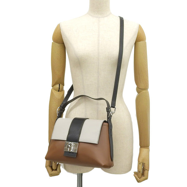 フルラ バッグ レディース 2WAY ショルダーバッグ ハンドバッグ アウトレット レザー ブラウンマルチ シャーロット FURLA CHARLOTTE SHOULDER S WB00550BX01841047S 母の日　土日祝も毎日発送します