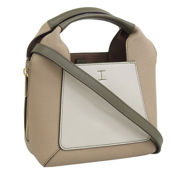 フルラ トートバッグ ハンドバッグ 2WAYショルダーバッグ レディース レザー グレーマルチ FURLA GILDA MINI TOTE WB00583BX10841576S FURLA 母の日　土日祝も毎日発送します