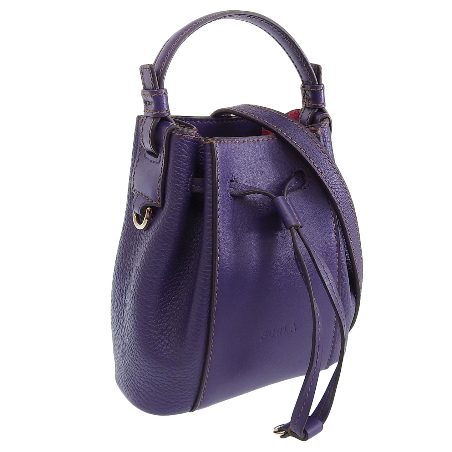 フルラ バッグ レディース 2WAY ショルダーバッグ ハンドバッグ アウトレット レザー パープル ミアステラ  FURLA MIASTELLA-MINI BUCKET BAG WB00592BX00531264S