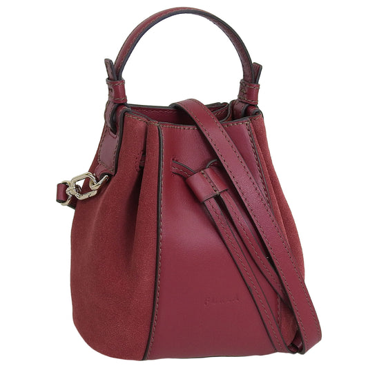 フルラ バッグ レディース 2WAY ショルダーバッグ ハンドバッグ アウトレット ワイン ミアステラ FURLA MIASTELLA BUCKET MINI BAG WB00592BX0428CGQ00