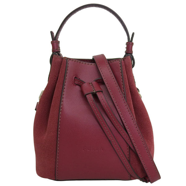 フルラ バッグ レディース 2WAY ショルダーバッグ ハンドバッグ アウトレット ワイン ミアステラ FURLA MIASTELLA BUCKET MINI BAG WB00592BX0428CGQ00
