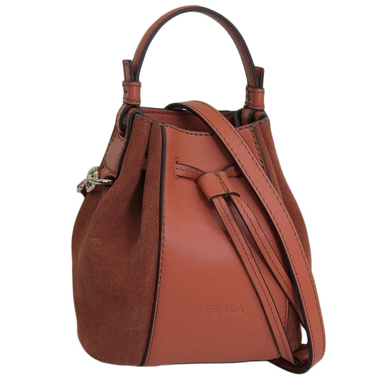 フルラ バッグ レディース 2WAY ショルダーバッグ ハンドバッグ アウトレット オレンジ ミアステラ FURLA MIASTELLA BUCKET MINI BAG WB00592BX0428CL000