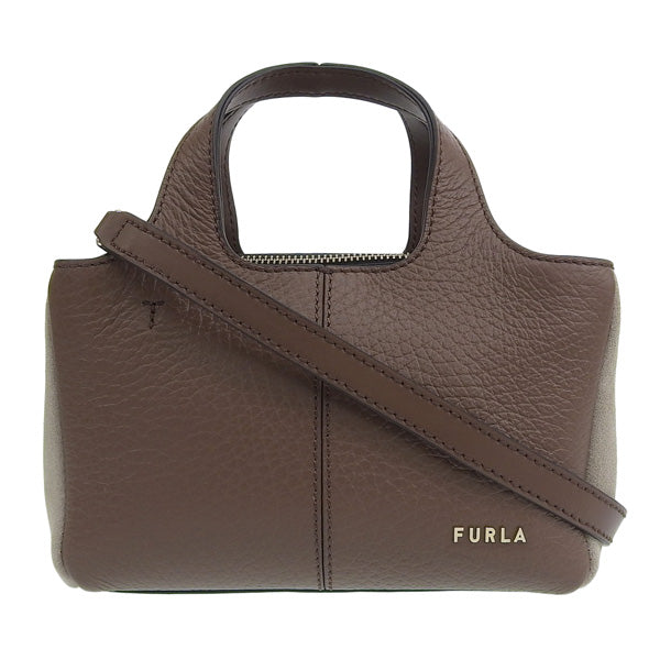 フルラ バッグ レディース ショルダーバッグ 2WAYハンドバッグ レザー スエード ブラウン FURLA ELSA MINI TOTE WB00614BX12131597S FURLA 母の日　土日祝も毎日発送します