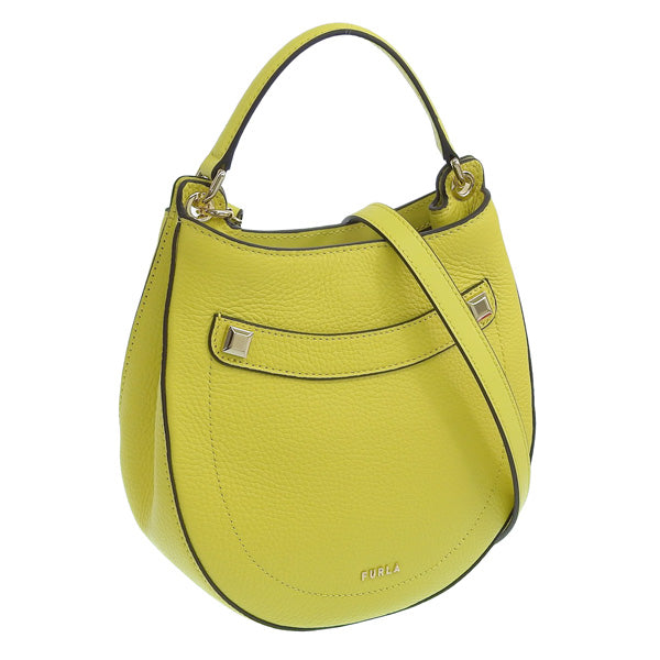 フルラ バッグ レディース クロスボディ 2WAYバッグ ハンドバッグ アウトレット レザー イエロー AFRODITE MINI CROSSBODY WB00634BX03051068S FURLA 母の日　土日祝も毎日発送します