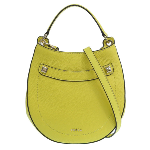 フルラ バッグ レディース クロスボディ 2WAYバッグ ハンドバッグ アウトレット レザー イエロー AFRODITE MINI CROSSBODY WB00634BX03051068S FURLA 母の日　土日祝も毎日発送します